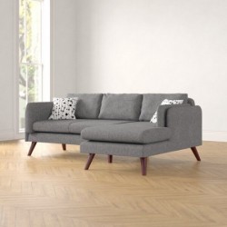 Gray  sofa chair w/waffle design