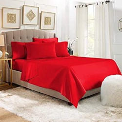 King size bed red color