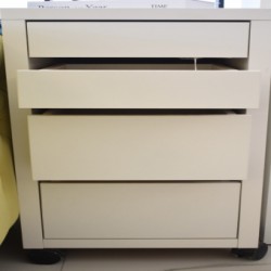 White office drawer unit